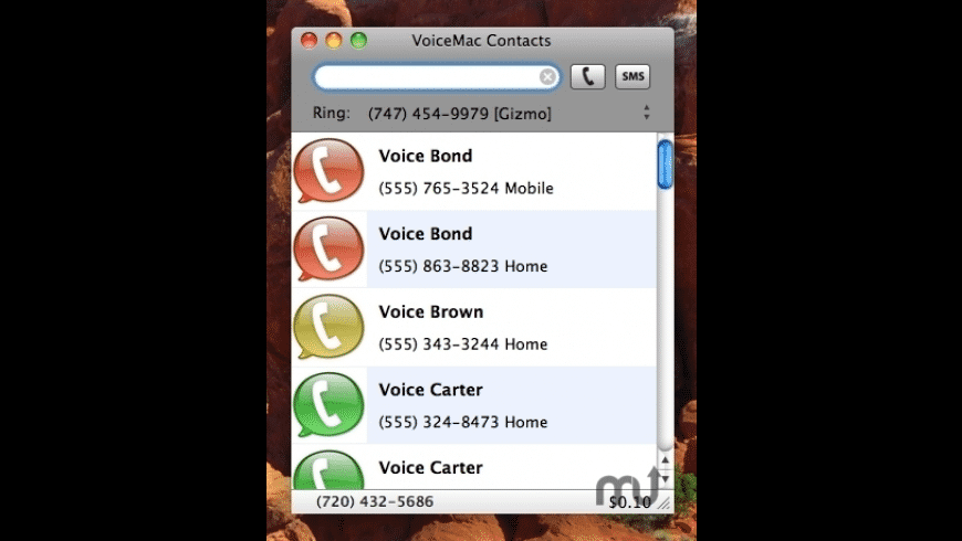 google voice interface for mac osx